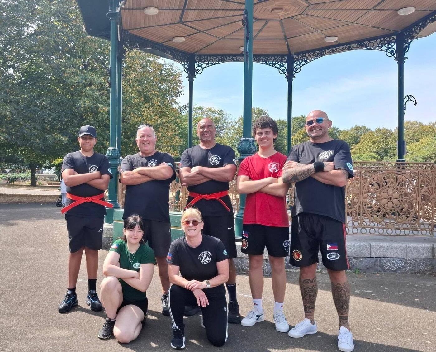 Kali Group students with Master Steve Harrop